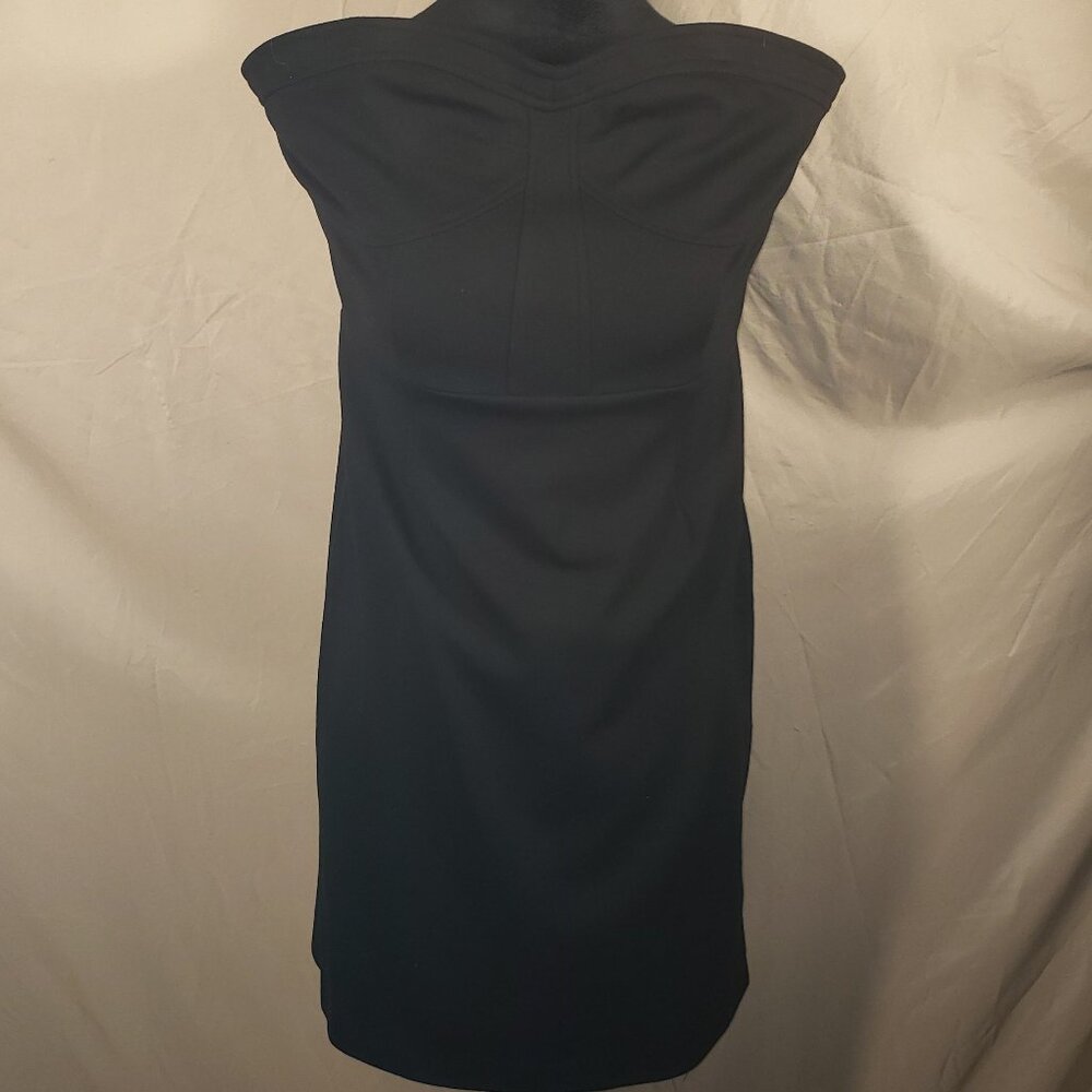 Sofia Vergara Black Strapless Fitted Formal Mini Dress - 12